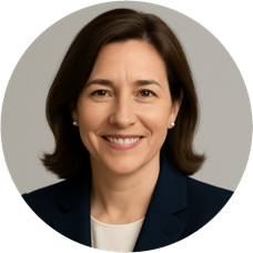 Portrait of Maya, Legacii's AI biographer, who talks to your family on WhatsApp
